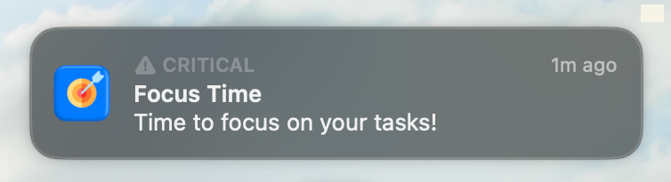 System Notifications